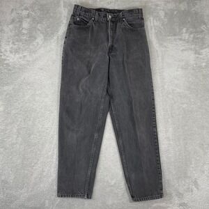 Vintage Levis 560 Jeans Men 33x30 (Fit 30x31) Black Loose Fit Tapered Orange Tab